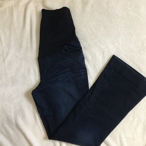 Liz Lange Maternity Jeans Flared Bottom Size M